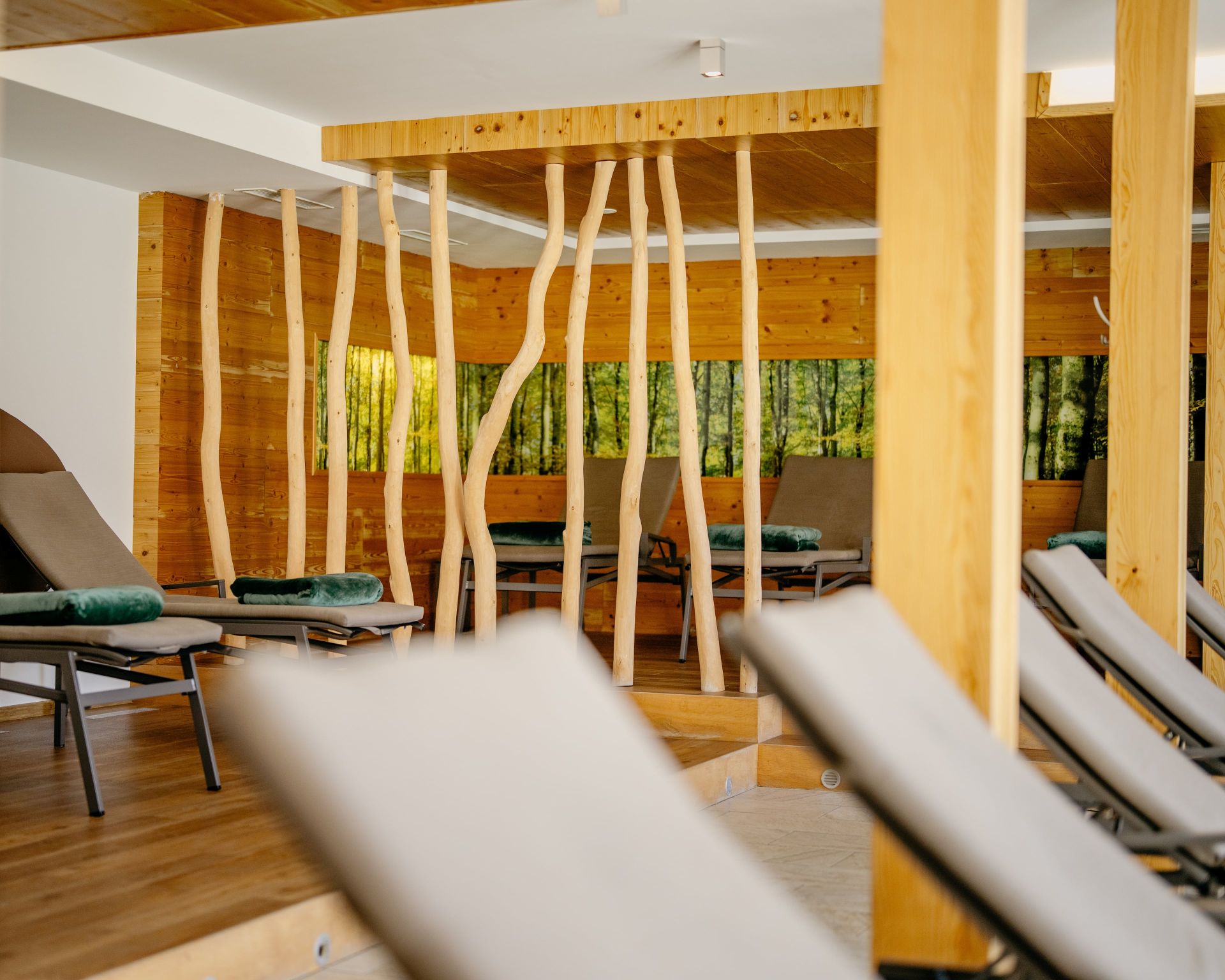 Odpočívárna a relaxační zóna wellness centra